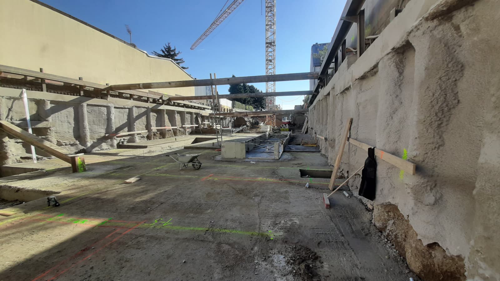 Kellerarbeiten und Fundament